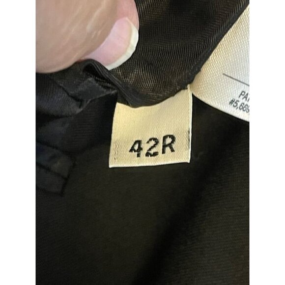 Daniel Cremieux Collection Blazer Men's 42R Black Pure New Wool Woolmark union - Picture 6 of 16